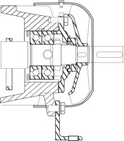 A reasonably effective (but unnecessary) fan is shown on right. However, the fan covers can serve as personnel protection guards.