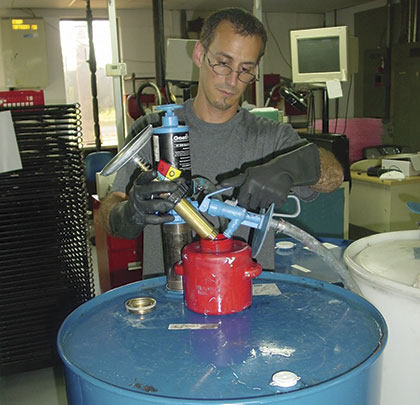 chemicals at point of use